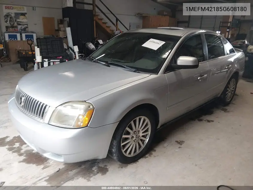 2005 Mercury Montego Premier VIN: 1MEFM42185G608180 Lot: 44984882