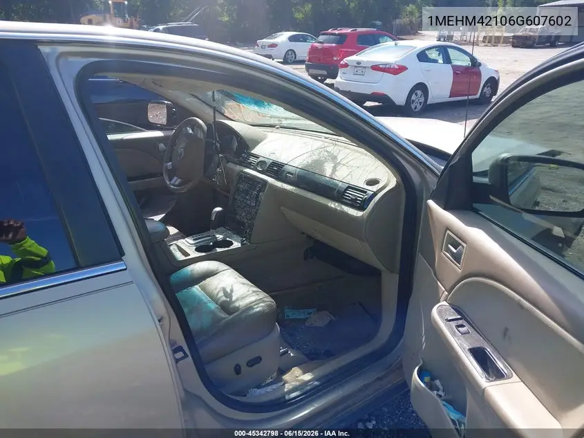 2006 Mercury Montego Premier VIN: 1MEHM42106G607602 Lot: 45342798