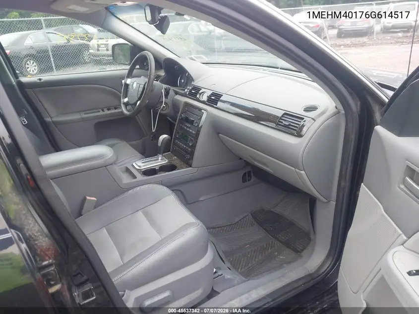 2006 Mercury Montego Luxury VIN: 1MEHM40176G614517 Lot: 45537342