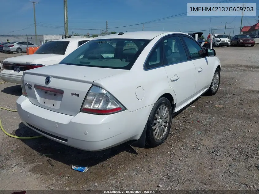 2007 Mercury Montego Premier VIN: 1MEHM42137G609703 Lot: 45020072