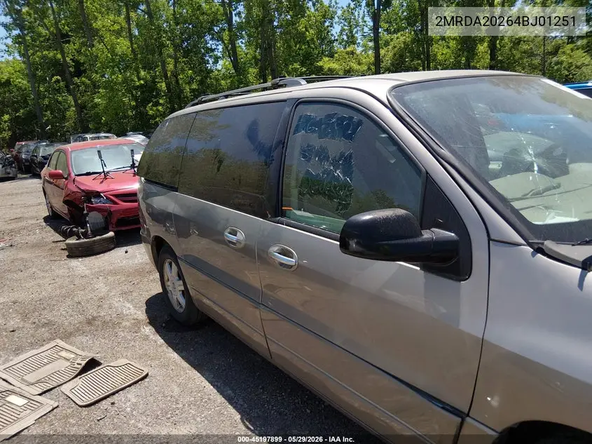 2004 Mercury Monterey VIN: 2MRDA20264BJ01251 Lot: 45197899