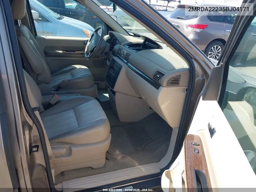 2005 Mercury Monterey Luxury VIN: 2MRDA22235BJ04171 Lot: 45031896