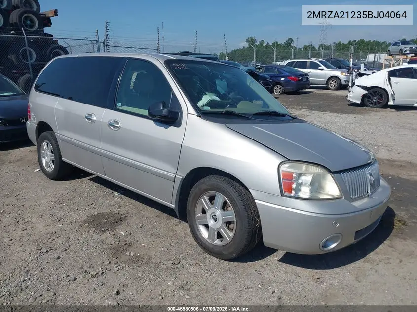 2005 Mercury Monterey Convenience VIN: 2MRZA21235BJ04064 Lot: 45580506