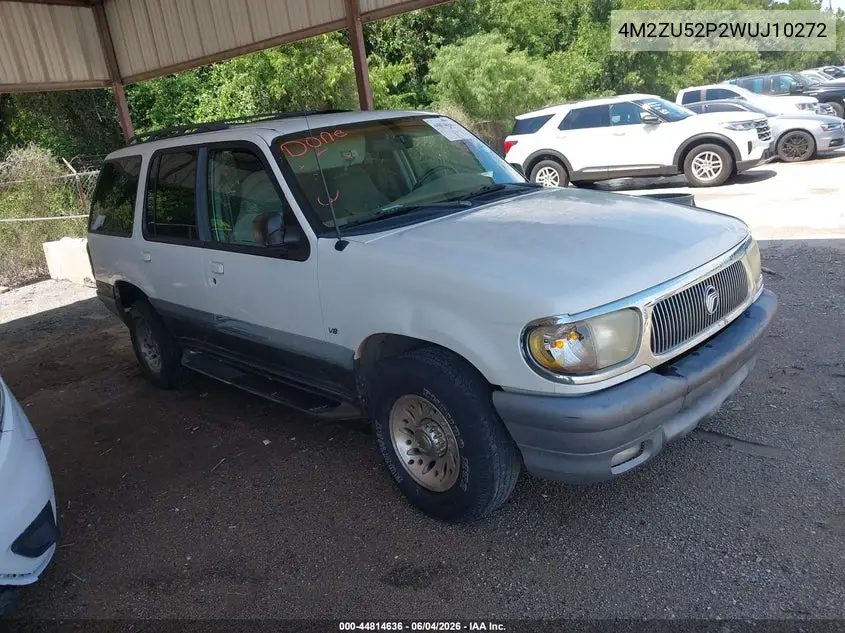 1998 Mercury Mountaineer VIN: 4M2ZU52P2WUJ10272 Lot: 44814636