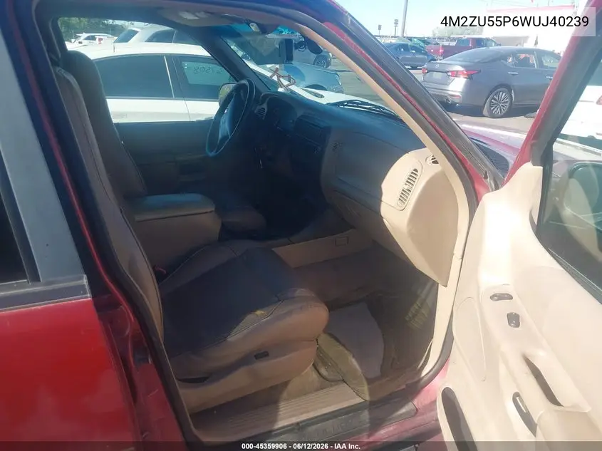 1998 Mercury Mountaineer VIN: 4M2ZU55P6WUJ40239 Lot: 45359906