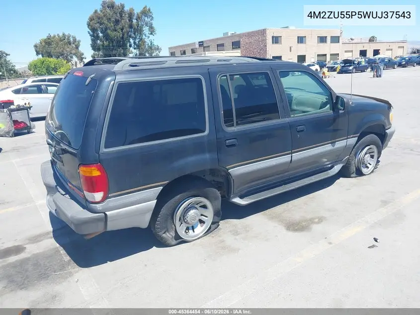 1998 Mercury Mountaineer VIN: 4M2ZU55P5WUJ37543 Lot: 45364454