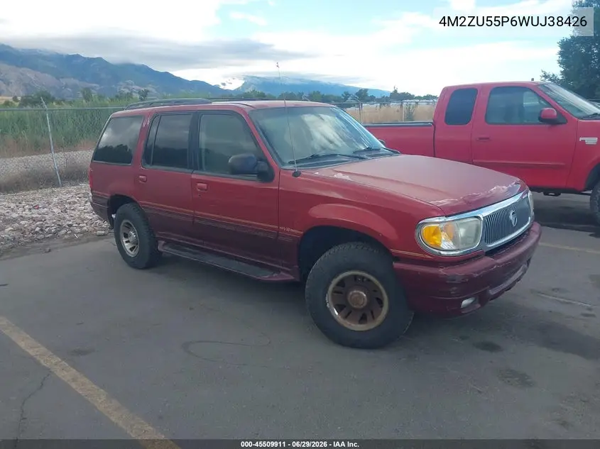 1998 Mercury Mountaineer VIN: 4M2ZU55P6WUJ38426 Lot: 45509911