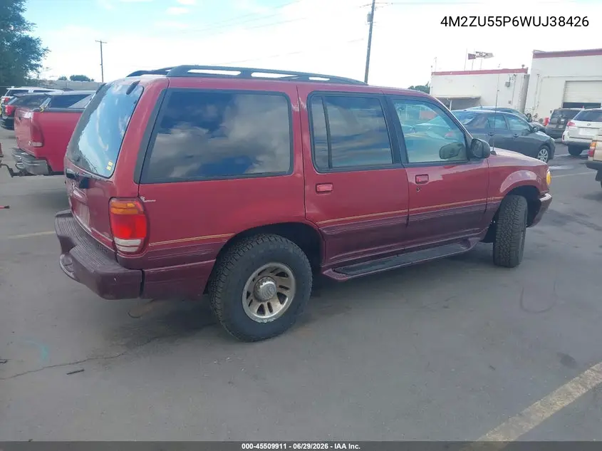 1998 Mercury Mountaineer VIN: 4M2ZU55P6WUJ38426 Lot: 45509911