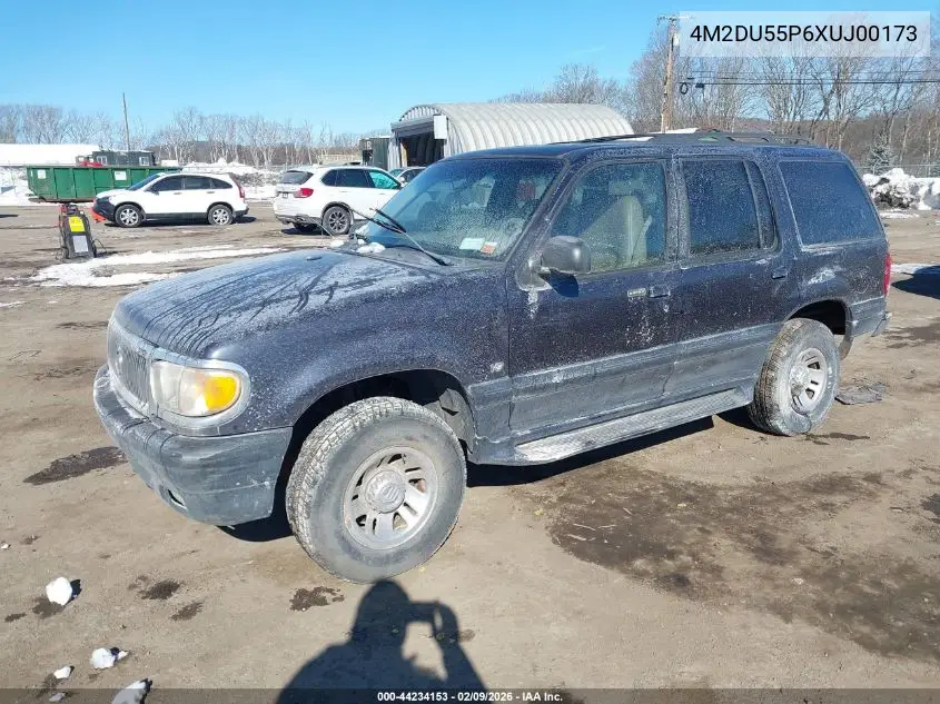 1999 Mercury Mountaineer VIN: 4M2DU55P6XUJ00173 Lot: 44234153