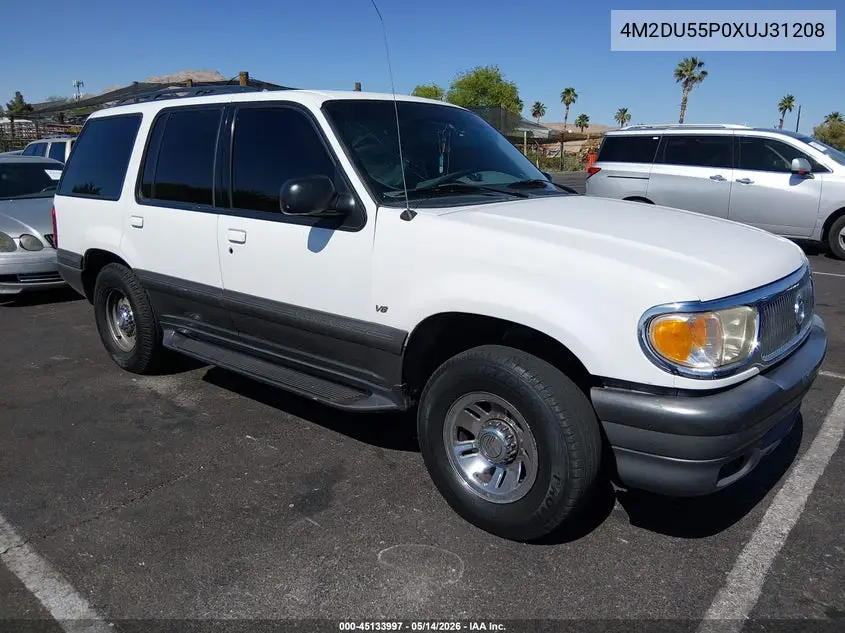 1999 Mercury Mountaineer VIN: 4M2DU55P0XUJ31208 Lot: 45133997