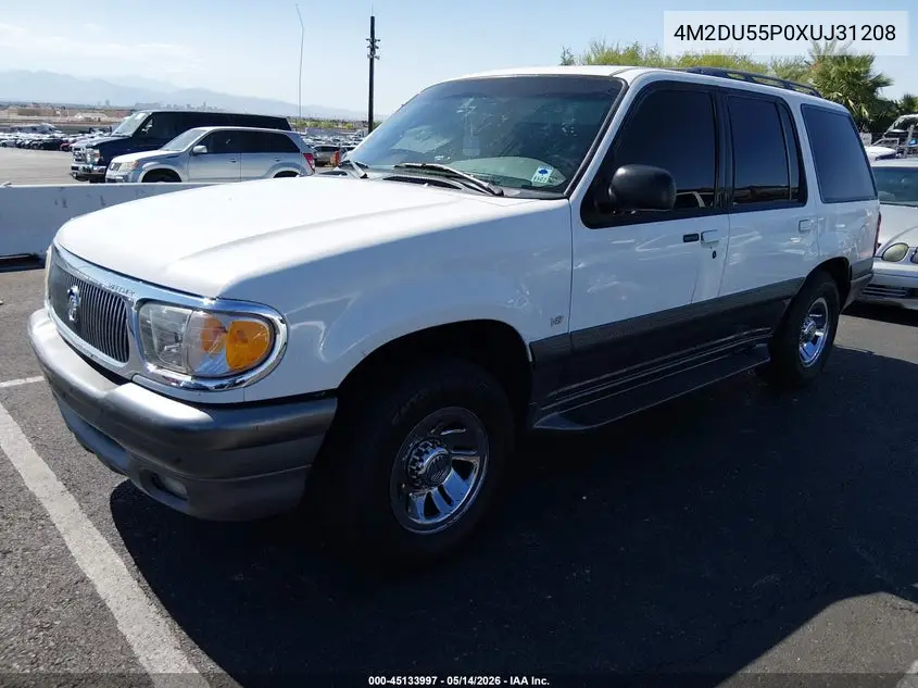 1999 Mercury Mountaineer VIN: 4M2DU55P0XUJ31208 Lot: 45133997