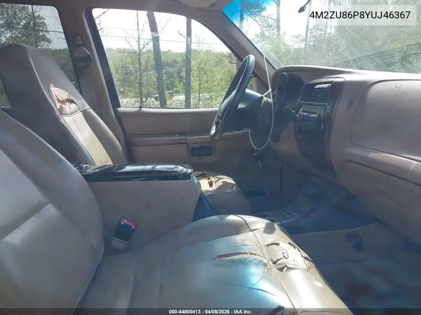 2000 Mercury Mountaineer VIN: 4M2ZU86P8YUJ46367 Lot: 44800413