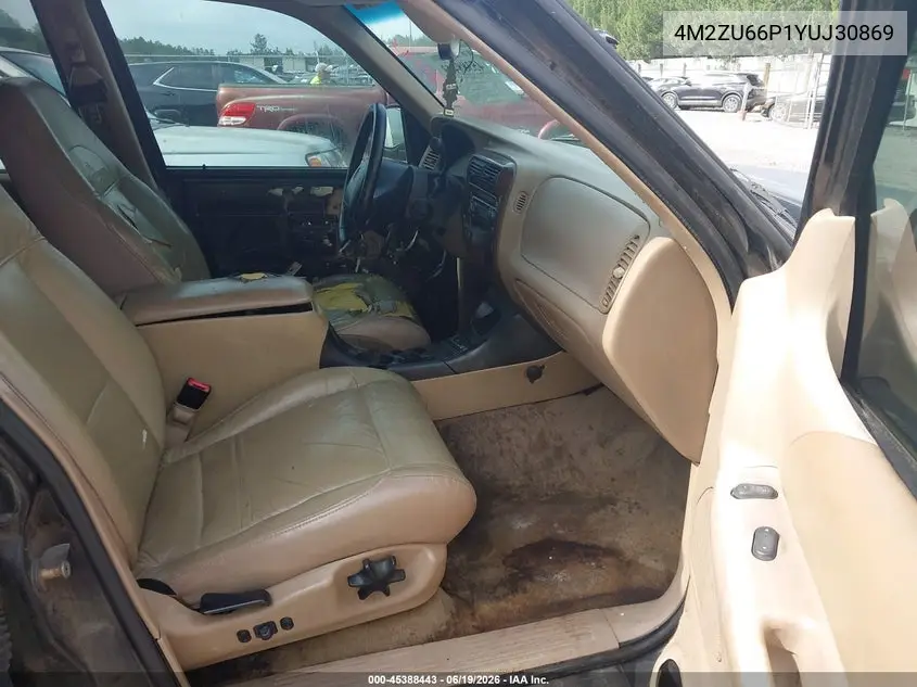2000 Mercury Mountaineer VIN: 4M2ZU66P1YUJ30869 Lot: 45388443