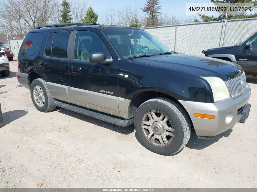 2002 Mercury Mountaineer VIN: 4M2ZU86W92UJ37529 Lot: 44682427