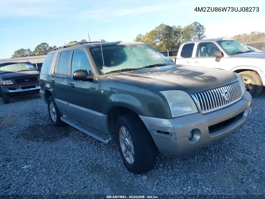 2003 Mercury Mountaineer VIN: 4M2ZU86W73UJ08273 Lot: 44470983