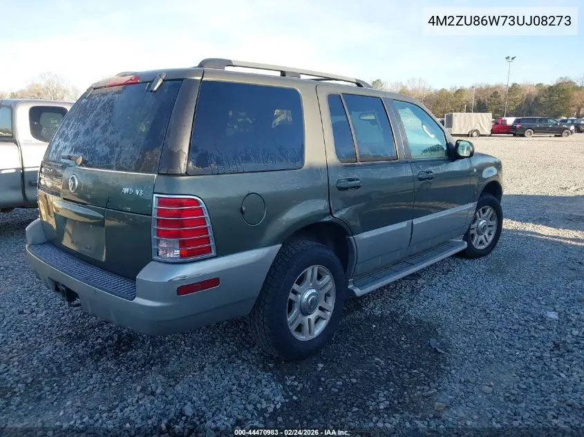 2003 Mercury Mountaineer VIN: 4M2ZU86W73UJ08273 Lot: 44470983