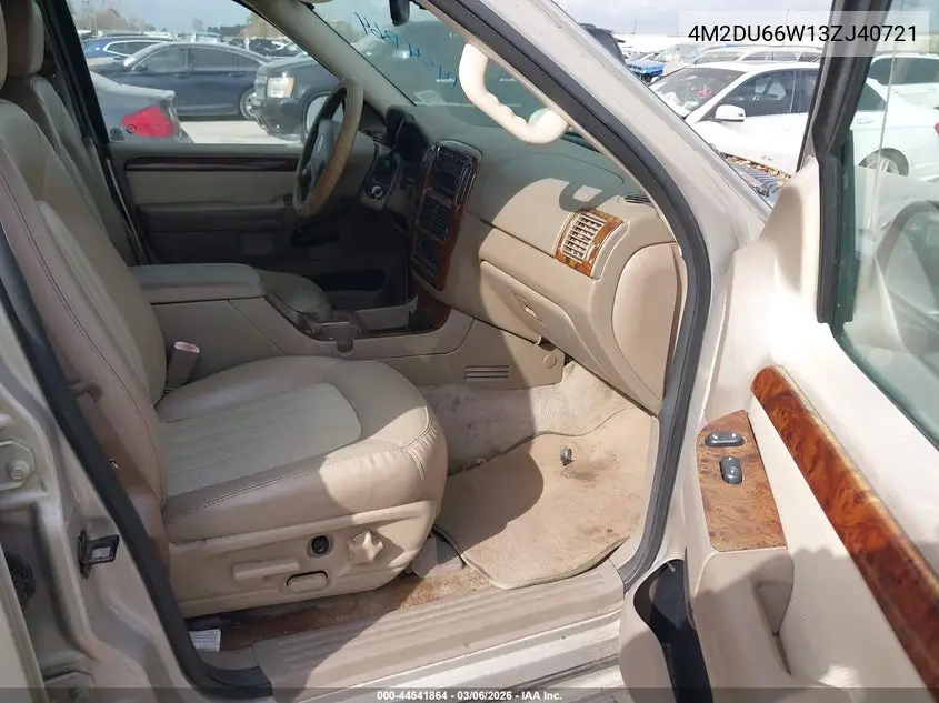 2003 Mercury Mountaineer VIN: 4M2DU66W13ZJ40721 Lot: 44541864