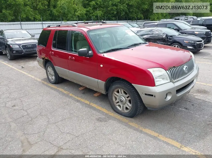 2003 Mercury Mountaineer VIN: 4M2DU86W63ZJ13073 Lot: 45384150