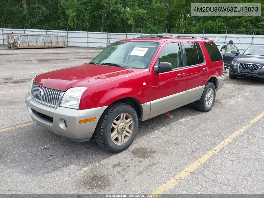 2003 Mercury Mountaineer VIN: 4M2DU86W63ZJ13073 Lot: 45384150