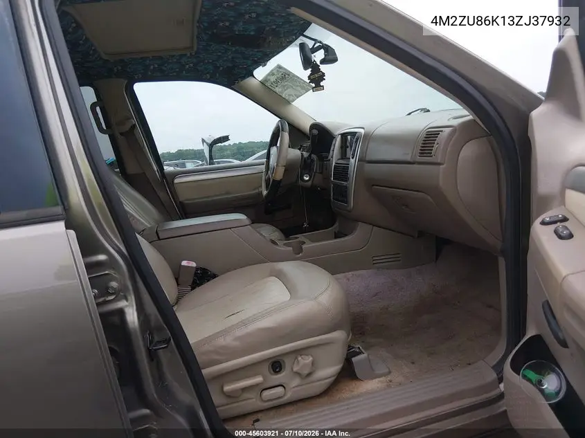 2003 Mercury Mountaineer VIN: 4M2ZU86K13ZJ37932 Lot: 45603921