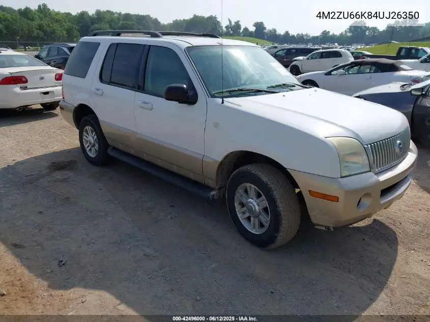 2004 Mercury Mountaineer VIN: 4M2ZU66K84UJ26350 Lot: 42496000
