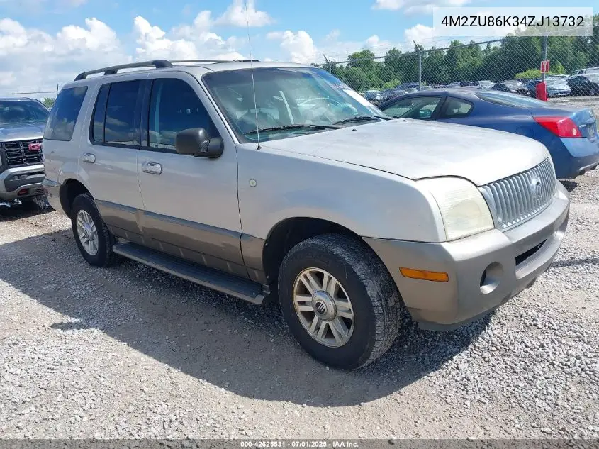 2004 Mercury Mountaineer VIN: 4M2ZU86K34ZJ13732 Lot: 42625531