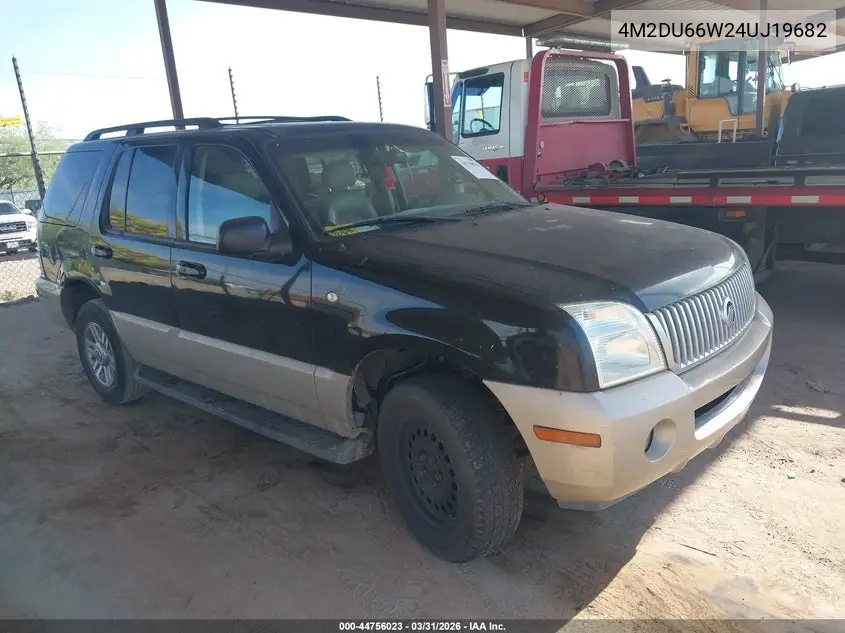 2004 Mercury Mountaineer VIN: 4M2DU66W24UJ19682 Lot: 44756023