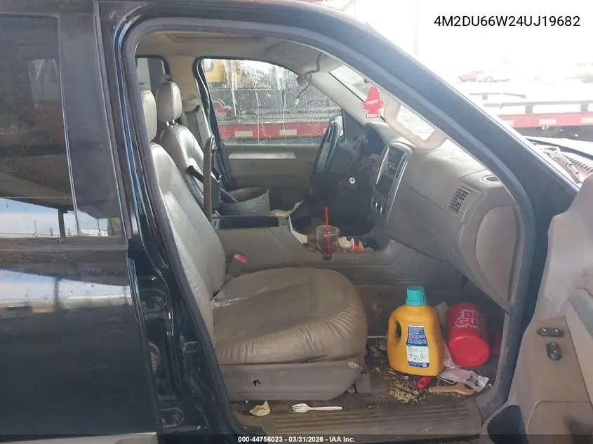 2004 Mercury Mountaineer VIN: 4M2DU66W24UJ19682 Lot: 44756023