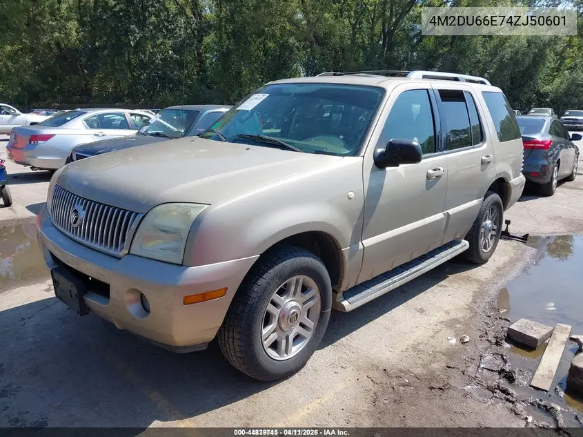 2004 Mercury Mountaineer VIN: 4M2DU66E74ZJ50601 Lot: 44839745