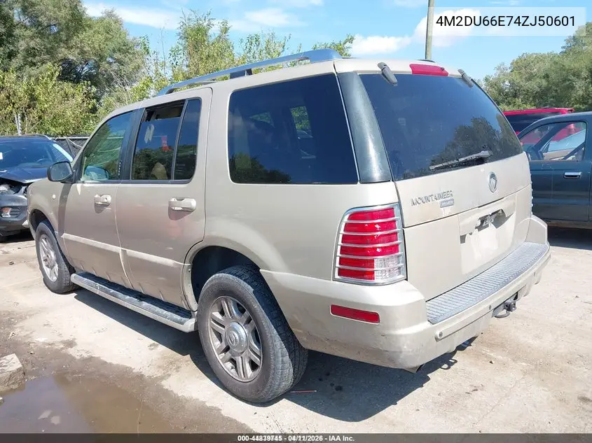 2004 Mercury Mountaineer VIN: 4M2DU66E74ZJ50601 Lot: 44839745