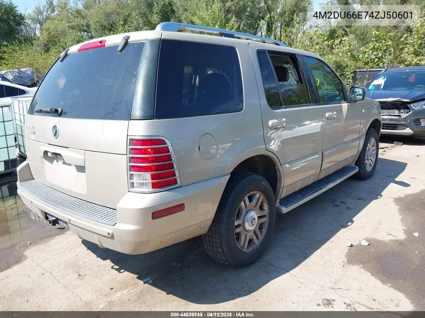 2004 Mercury Mountaineer VIN: 4M2DU66E74ZJ50601 Lot: 44839745