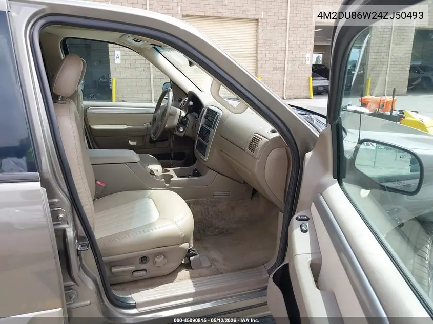 2004 Mercury Mountaineer VIN: 4M2DU86W24ZJ50493 Lot: 45090815