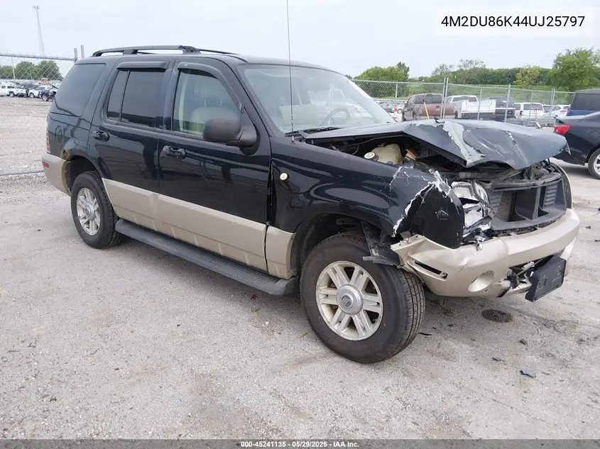 2004 Mercury Mountaineer VIN: 4M2DU86K44UJ25797 Lot: 45241135