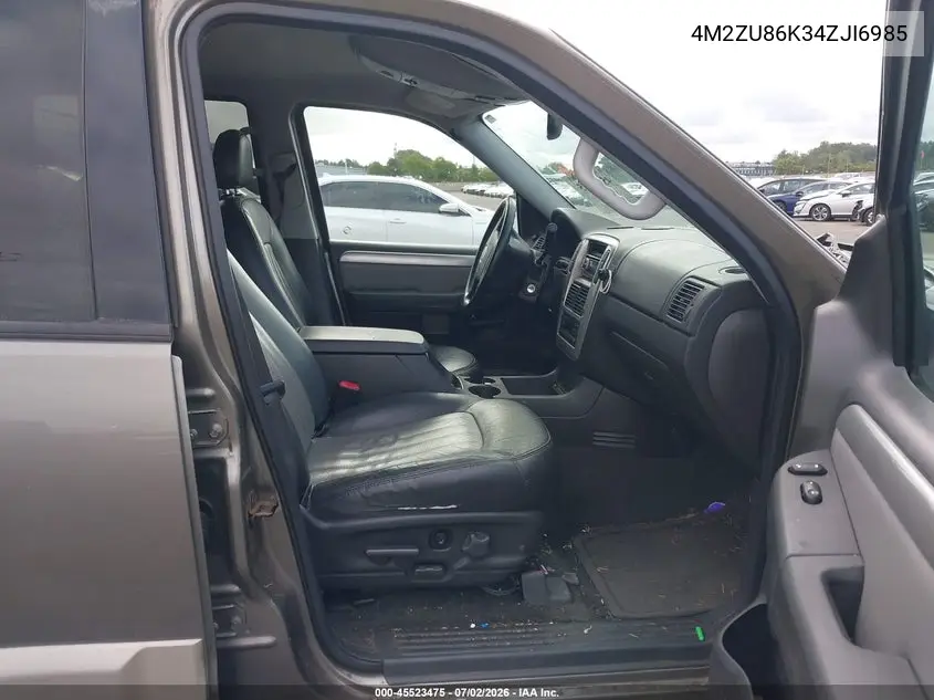2004 Mercury Mountaineer VIN: 4M2ZU86K34ZJI6985 Lot: 45523475