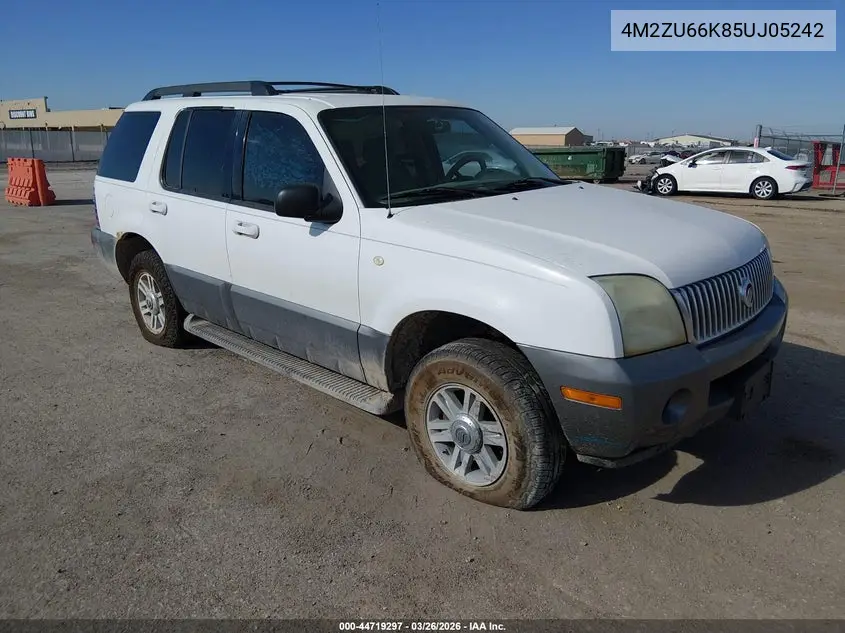 2005 Mercury Mountaineer VIN: 4M2ZU66K85UJ05242 Lot: 44719297