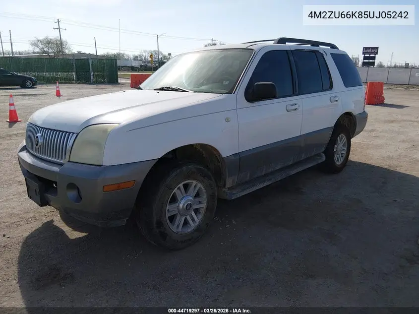 2005 Mercury Mountaineer VIN: 4M2ZU66K85UJ05242 Lot: 44719297