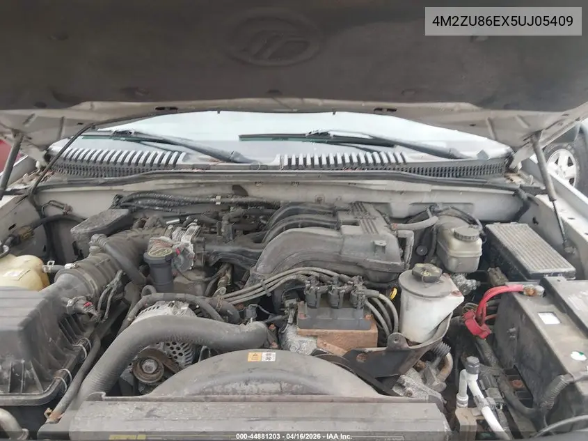 2005 Mercury Mountaineer VIN: 4M2ZU86EX5UJ05409 Lot: 44881203