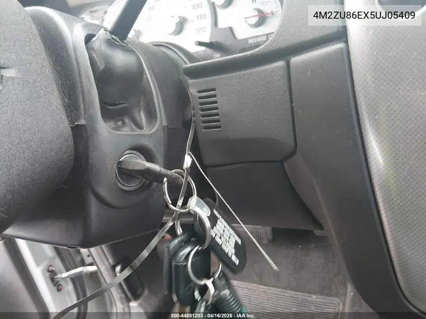 2005 Mercury Mountaineer VIN: 4M2ZU86EX5UJ05409 Lot: 44881203