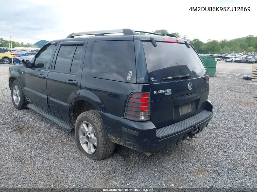 2005 Mercury Mountaineer VIN: 4M2DU86K95ZJ12869 Lot: 45089769