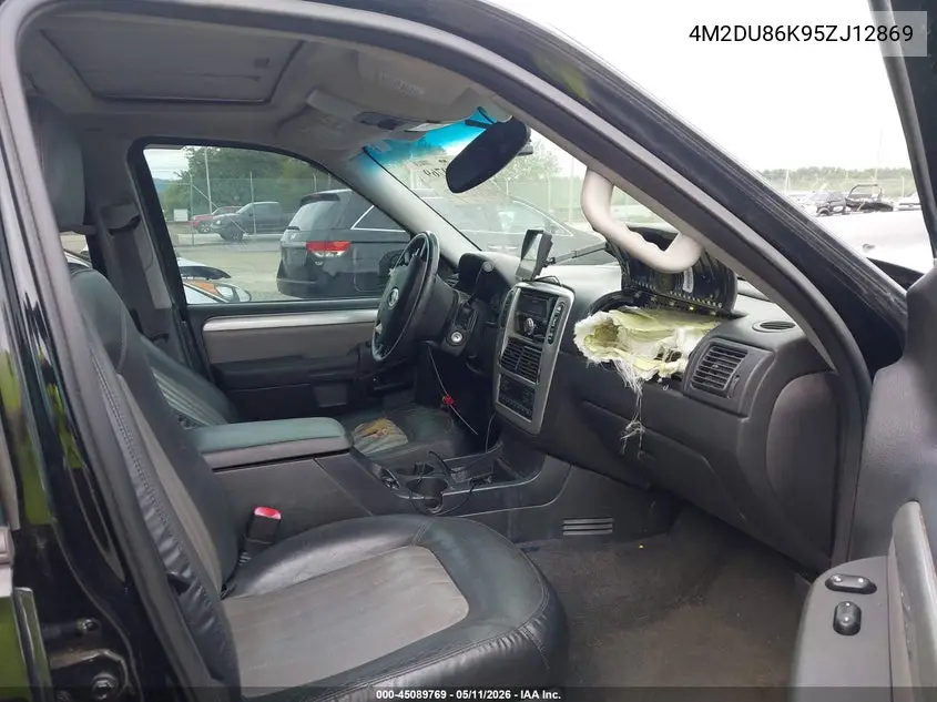 2005 Mercury Mountaineer VIN: 4M2DU86K95ZJ12869 Lot: 45089769