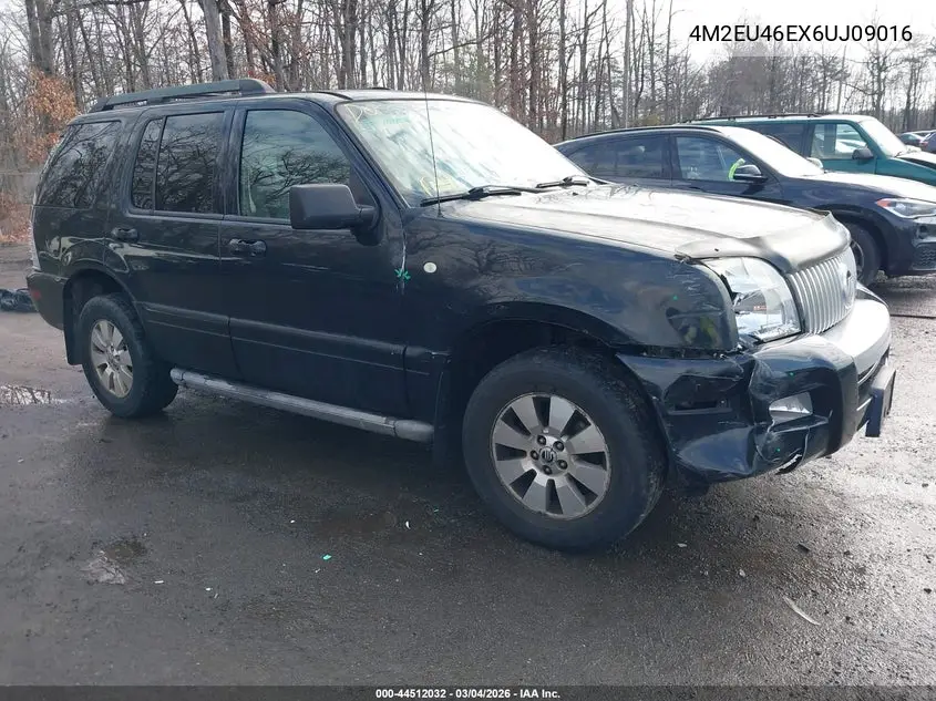 2006 Mercury Mountaineer Convenience VIN: 4M2EU46EX6UJ09016 Lot: 44512032