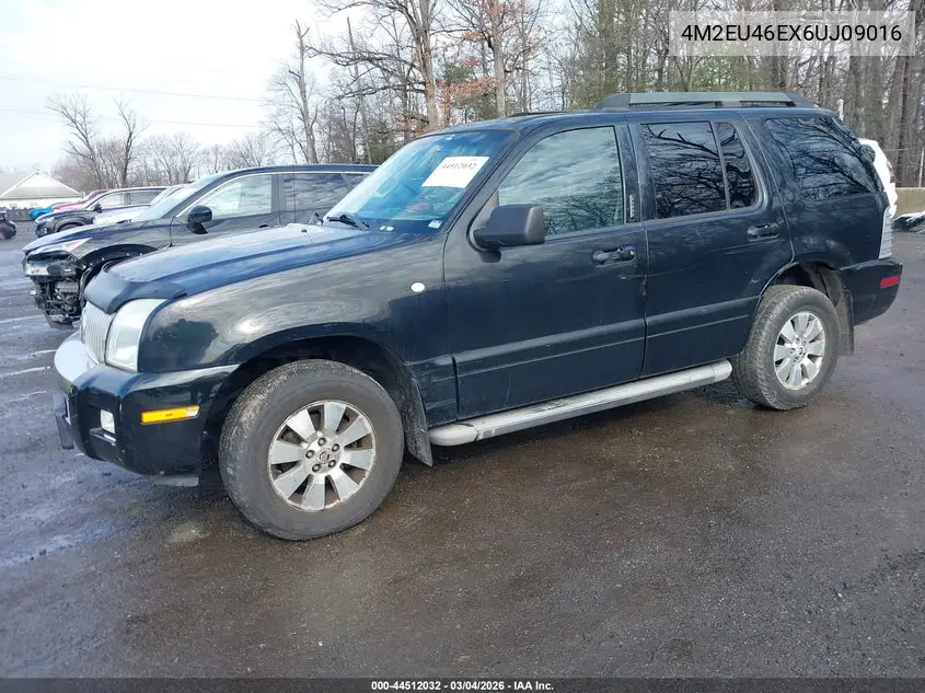 2006 Mercury Mountaineer Convenience VIN: 4M2EU46EX6UJ09016 Lot: 44512032