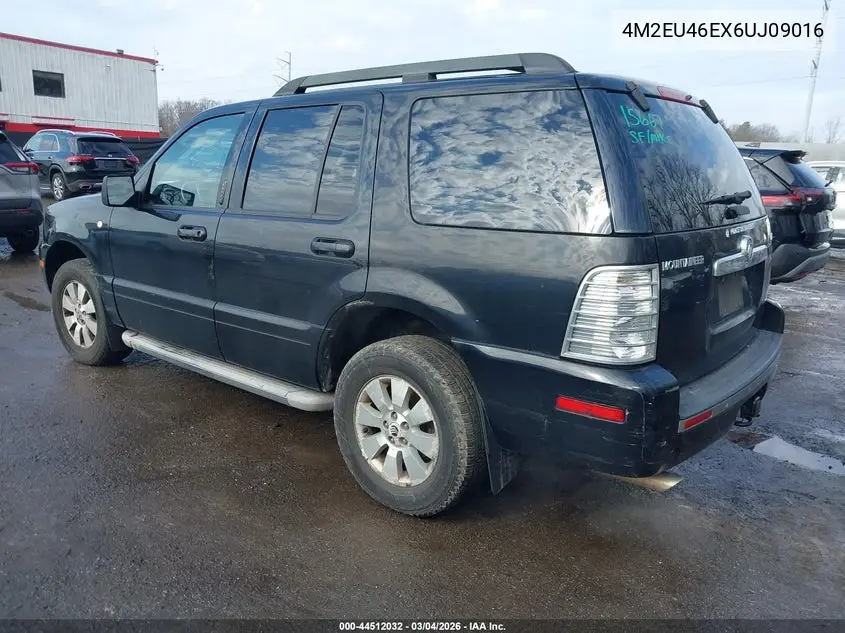 2006 Mercury Mountaineer Convenience VIN: 4M2EU46EX6UJ09016 Lot: 44512032