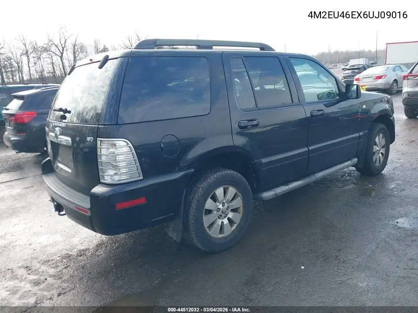 2006 Mercury Mountaineer Convenience VIN: 4M2EU46EX6UJ09016 Lot: 44512032