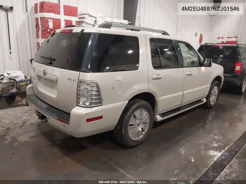 2006 Mercury Mountaineer Premier VIN: 4M2EU48876ZJ01546 Lot: 44812703