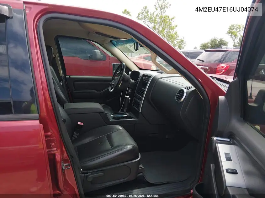 2006 Mercury Mountaineer Luxury VIN: 4M2EU47E16UJ04074 Lot: 45129982