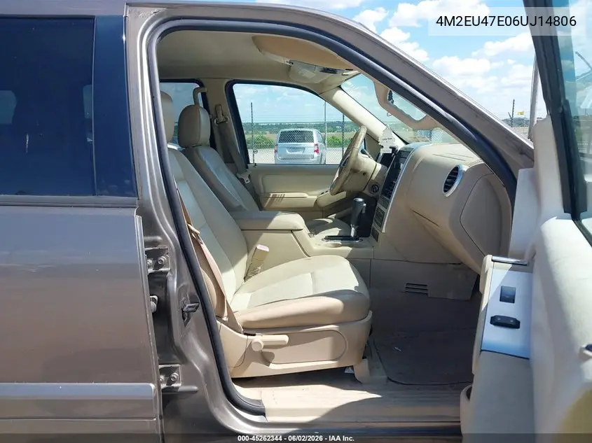 2006 Mercury Mountaineer Luxury VIN: 4M2EU47E06UJ14806 Lot: 45262344