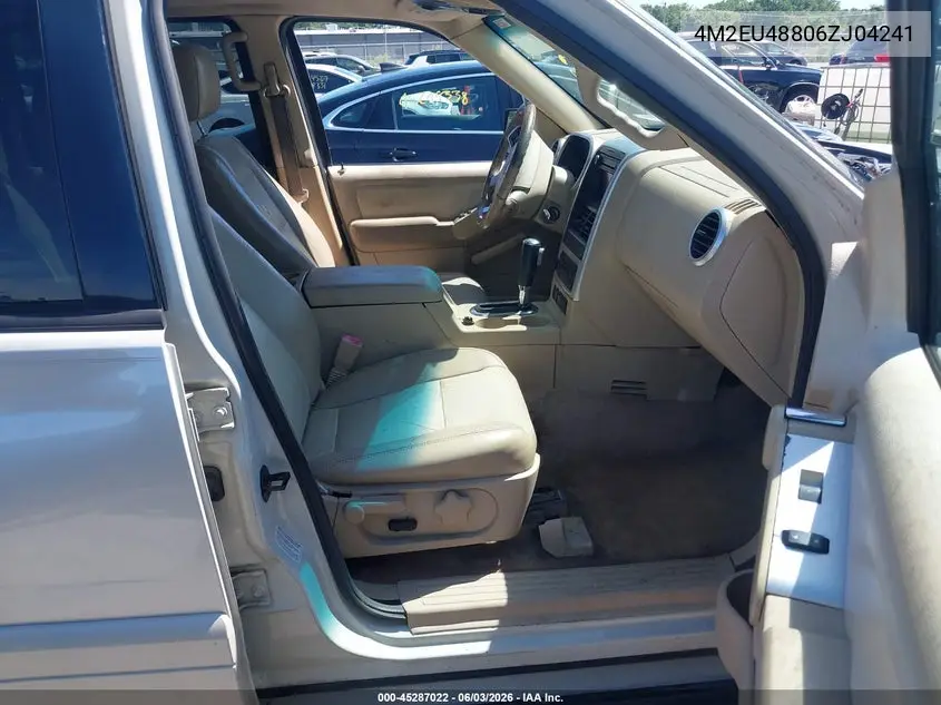 2006 Mercury Mountaineer Premier VIN: 4M2EU48806ZJ04241 Lot: 45287022