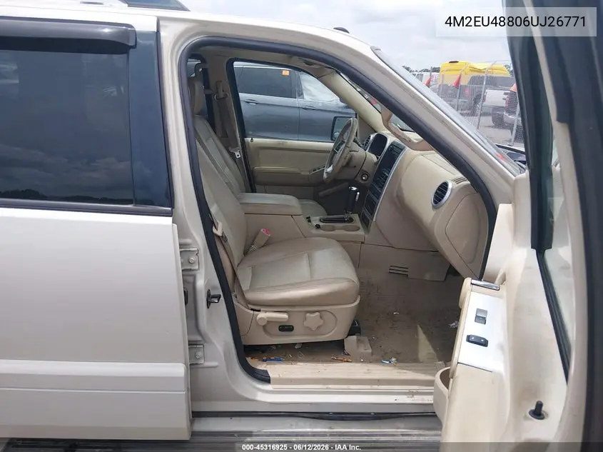 2006 Mercury Mountaineer Premier VIN: 4M2EU48806UJ26771 Lot: 45316925