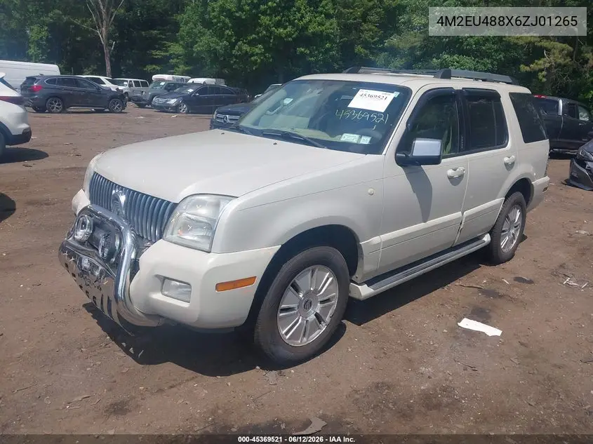 2006 Mercury Mountaineer Premier VIN: 4M2EU488X6ZJ01265 Lot: 45369521